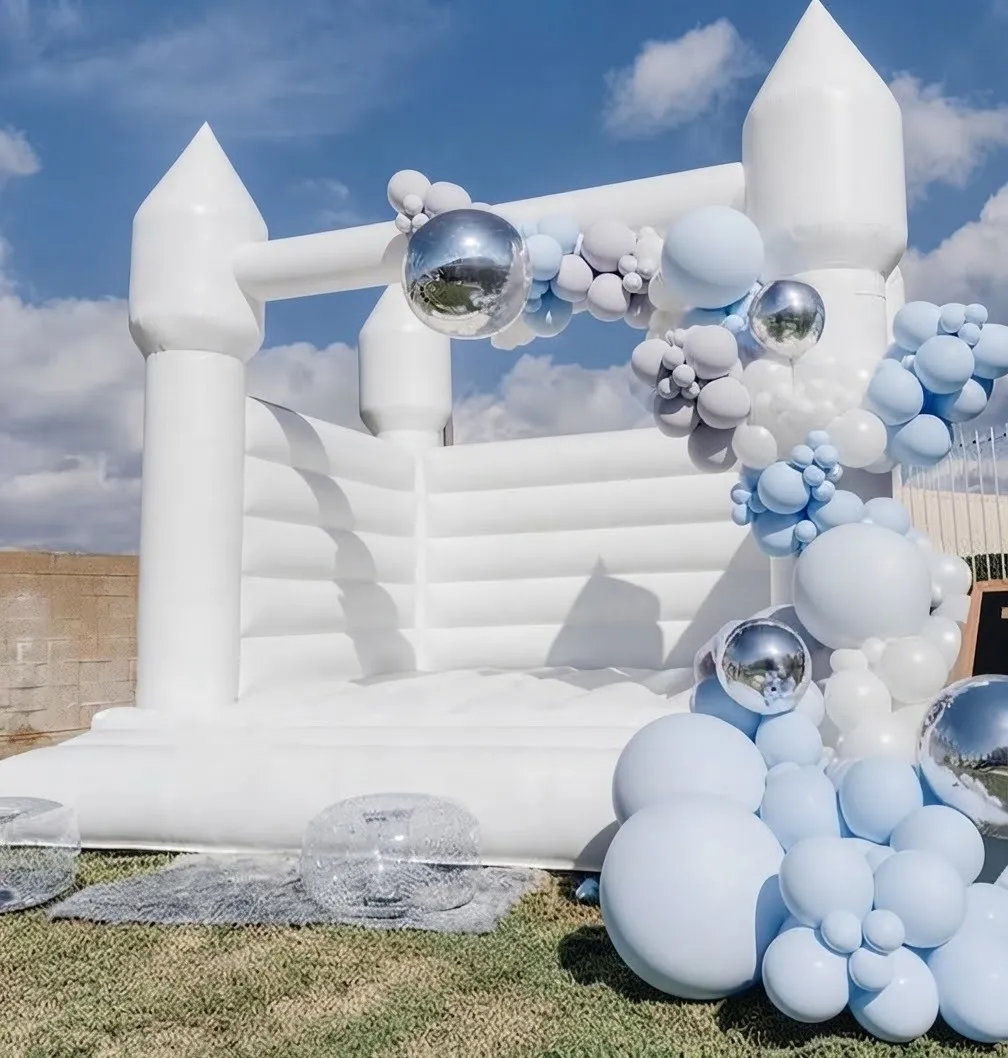 10ft x 10ft White Bounce Castle