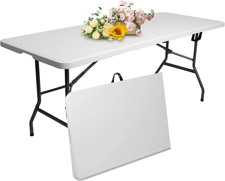 Folding Table with Lock & Carrying Handle (6 Foot)