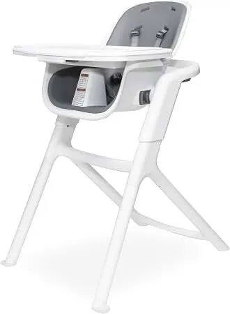 4MOMS Magnetic High Chair, White/Black