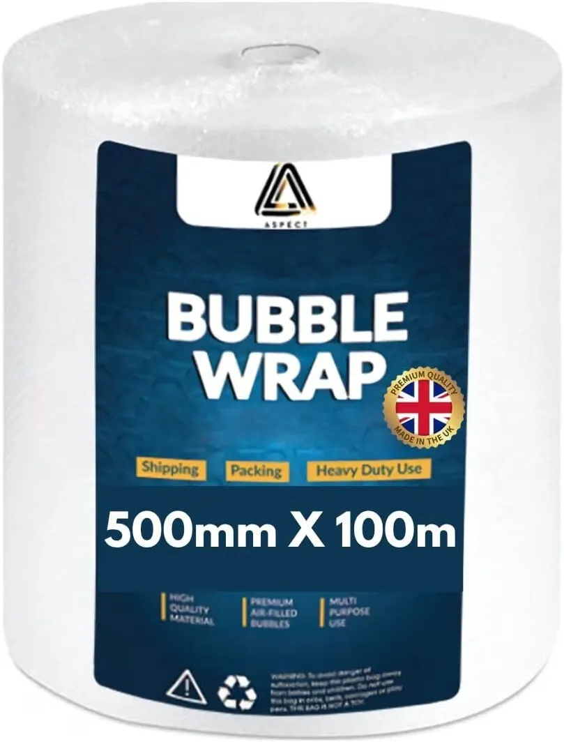 Bubble Wrap for Moving House | Large Premium Wraps Roll 500mm(50cm)