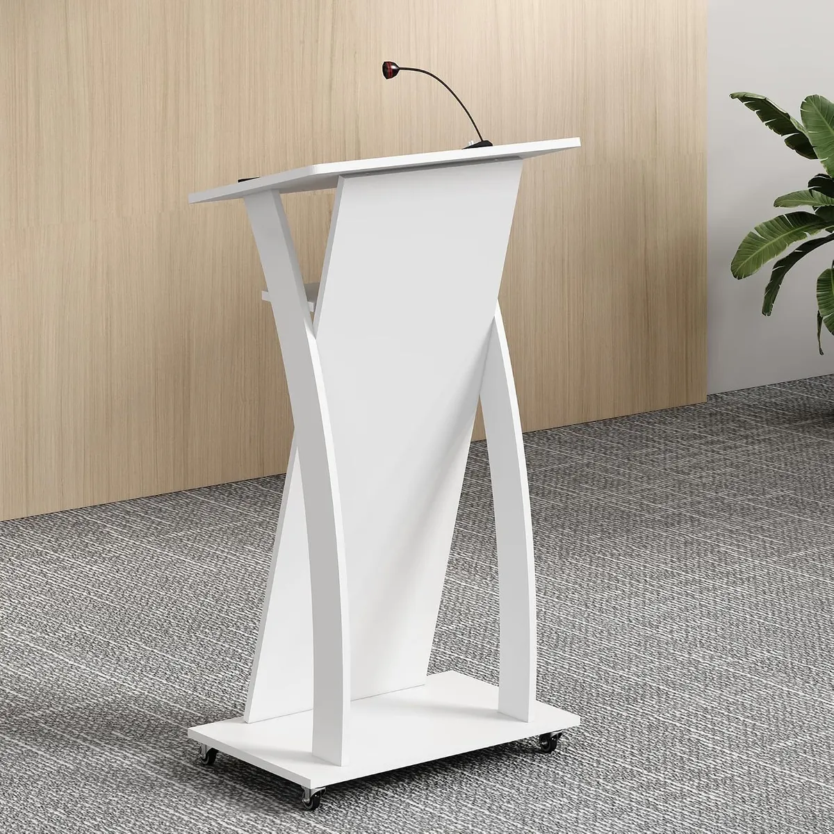 Podium | White rental