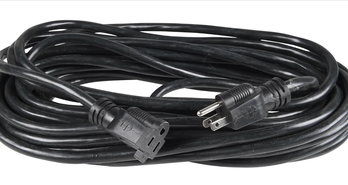 Extension Cord | 50' Black rental