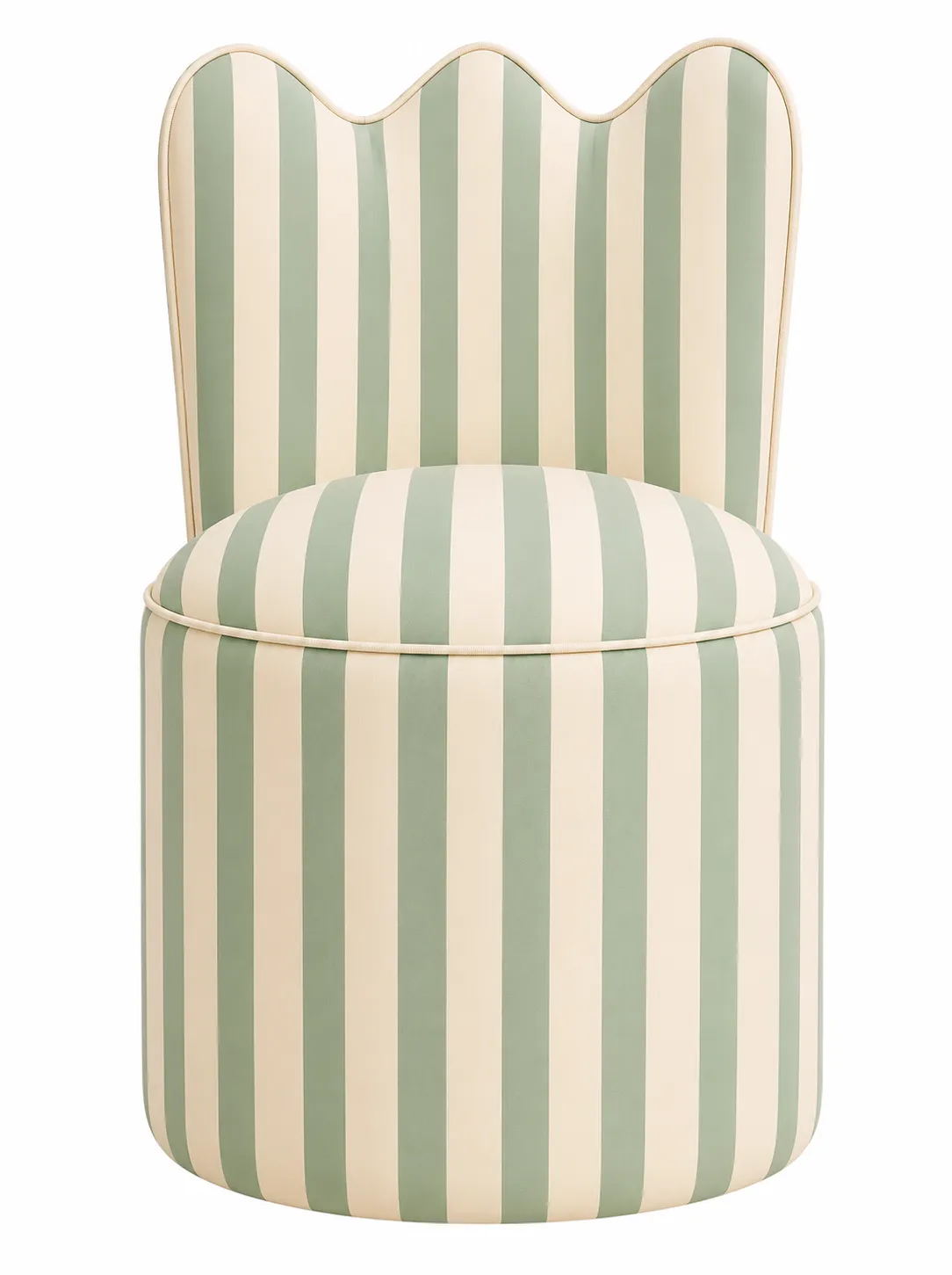 Marseille Chair with Green Stripes 