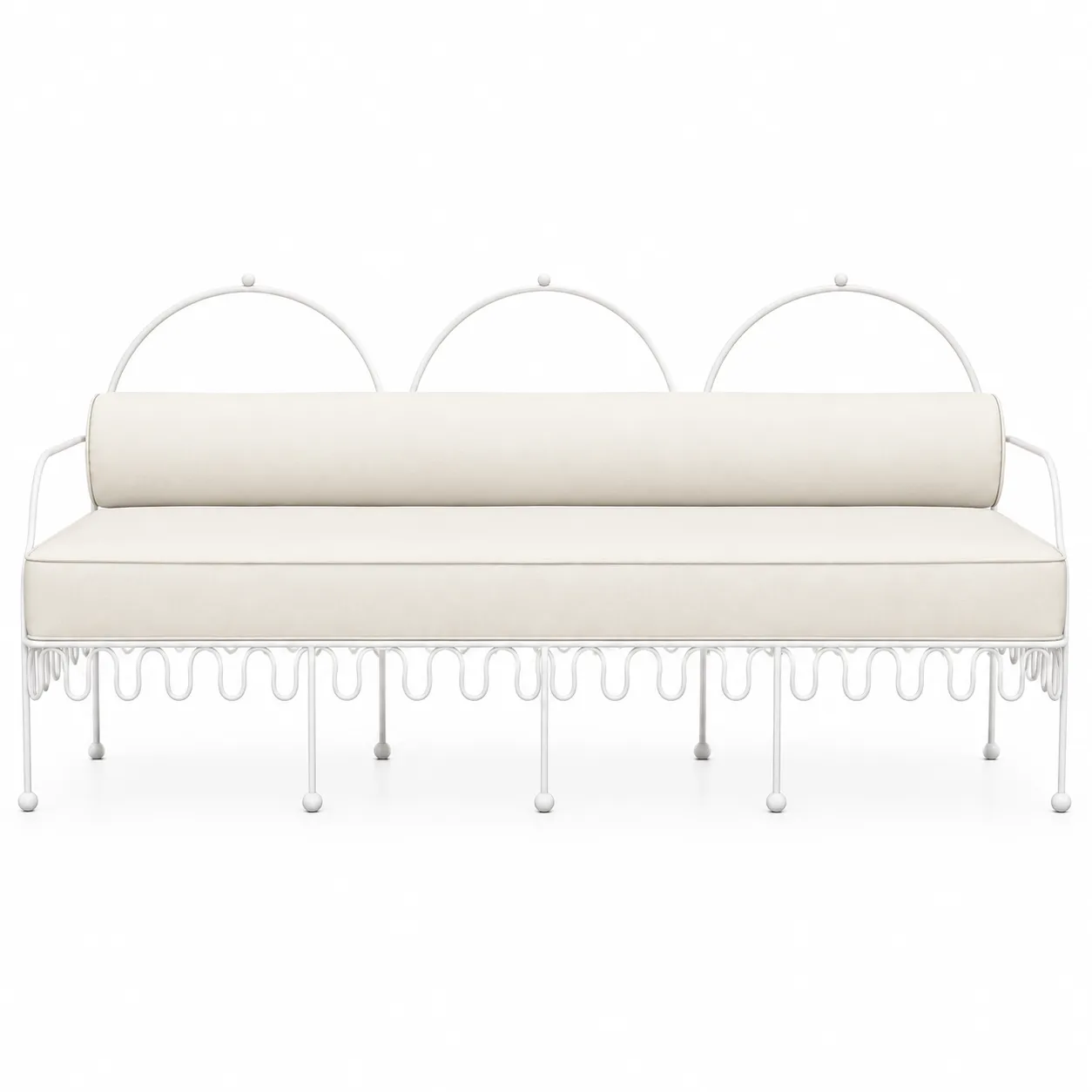 Cannes Sofa Cream (Cream Frame)