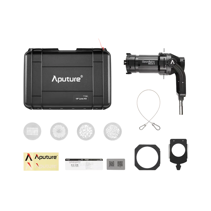 Aputure Spotlight Mount II 19° Lens Set + Iris