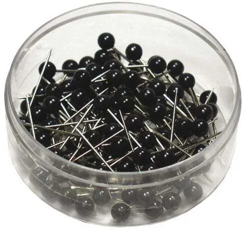Pins Black 100 pcs