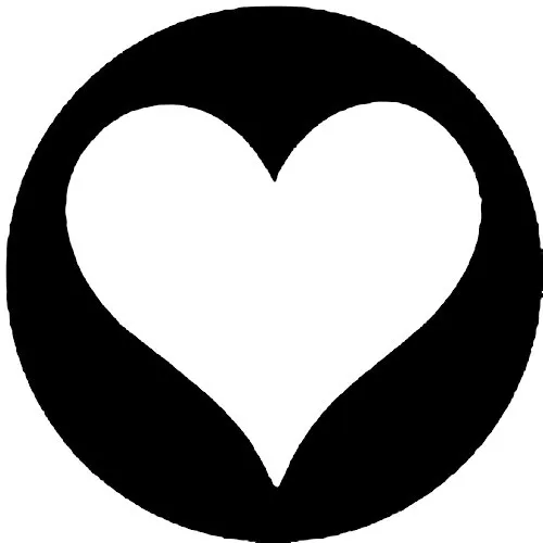 Rosco Standard Steel Gobo #7943 - Heart