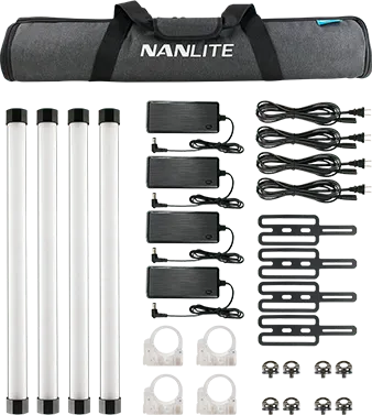 Nanlite PavoTube II 15XR RGB LED Pixel Tube Light (2', 4-Light Kit)
