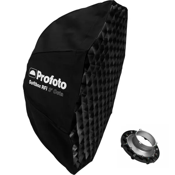 Profoto RFi Octa 3' + Bowens Speedring + Grid