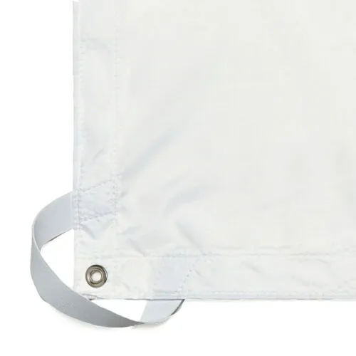 6x6' White China Silk