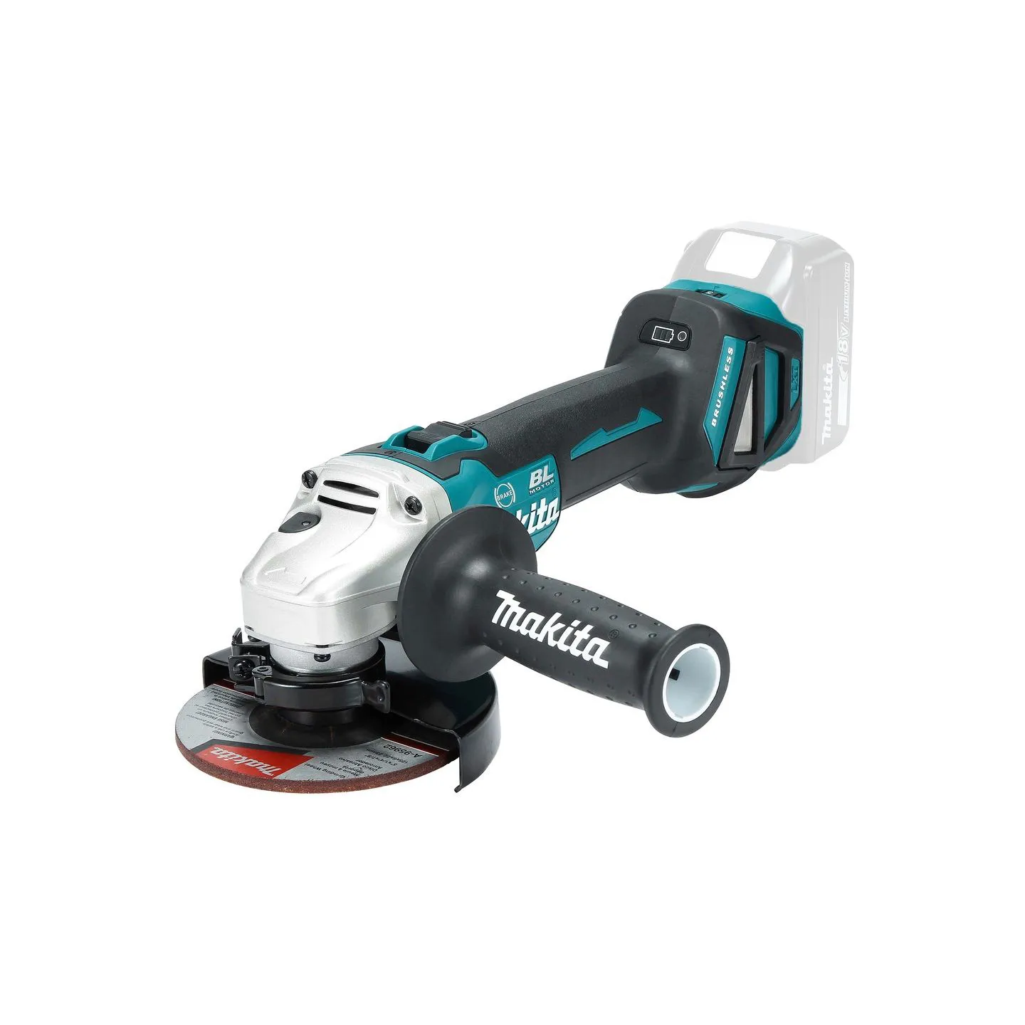 Makita DGA513AZ Angle Grinder 18V w/ Battery + Charger