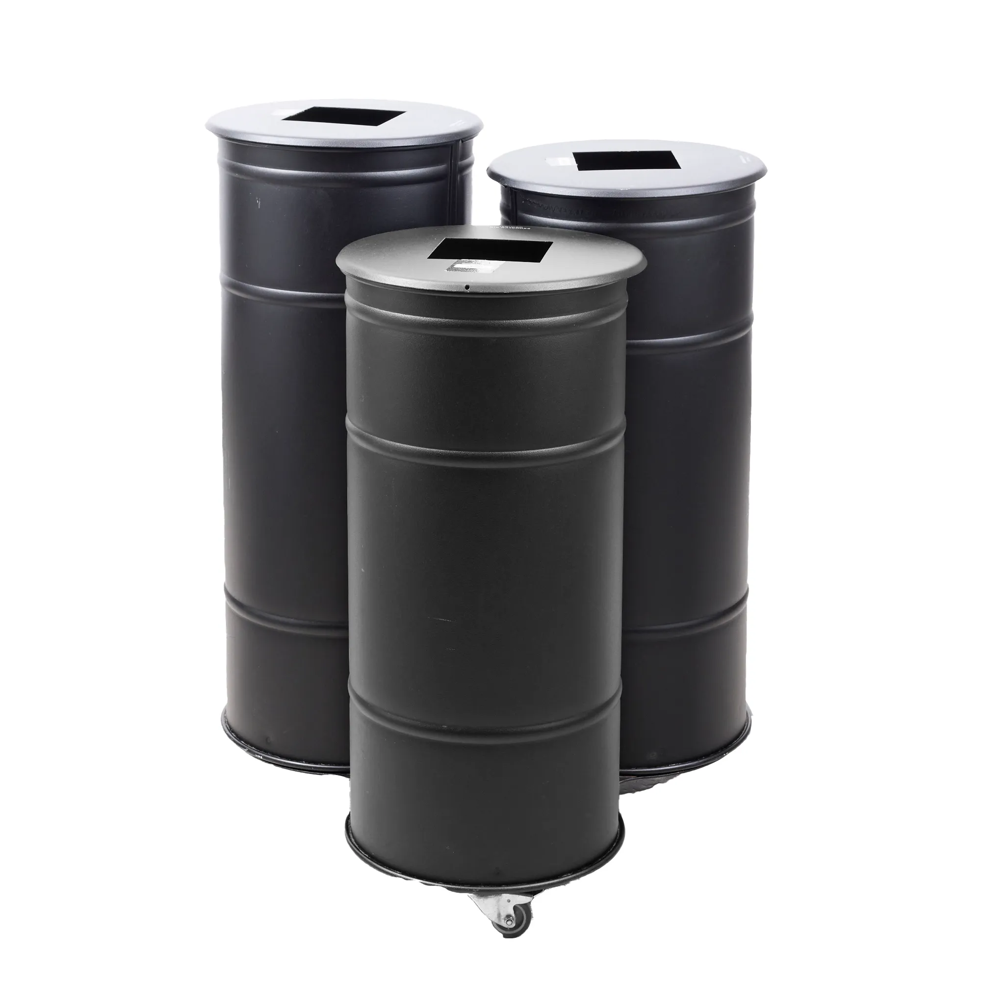 Recycling Set (3x Containers) on Wheels