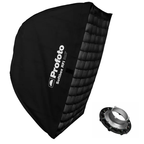 Profoto RFi 3x3' Softbox + Bowens Speedring + Grid