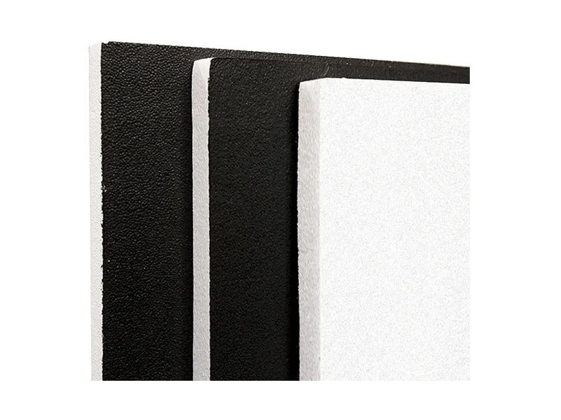 Polyboard Black/White 1x1m
