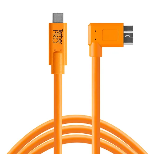 Tether Tools USB-C to Micro-B Right Angle 4.6m