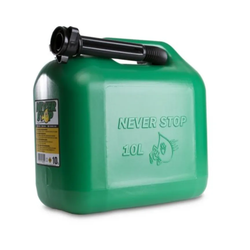 Fuel Can Neverstop Green 10 Liter (Empty)