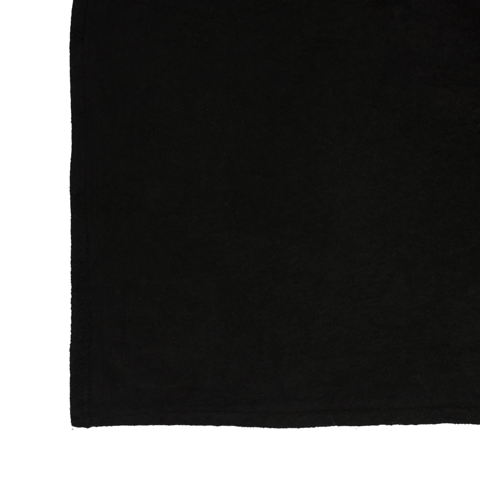 Fabric / Meter Molton Black Width 3m