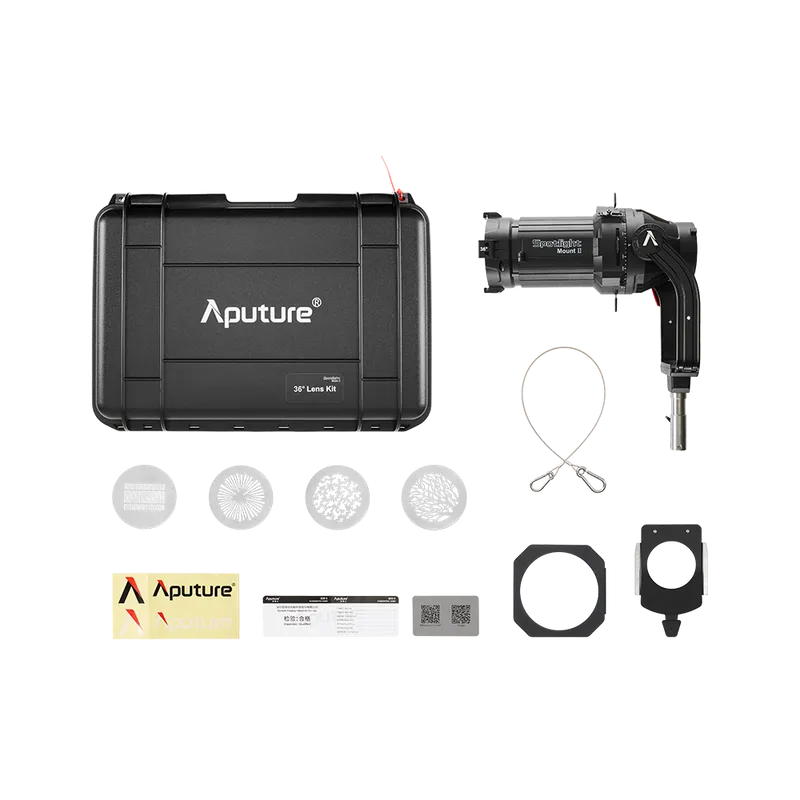 Aputure Spotlight Mount II 36° Lens Set + Iris