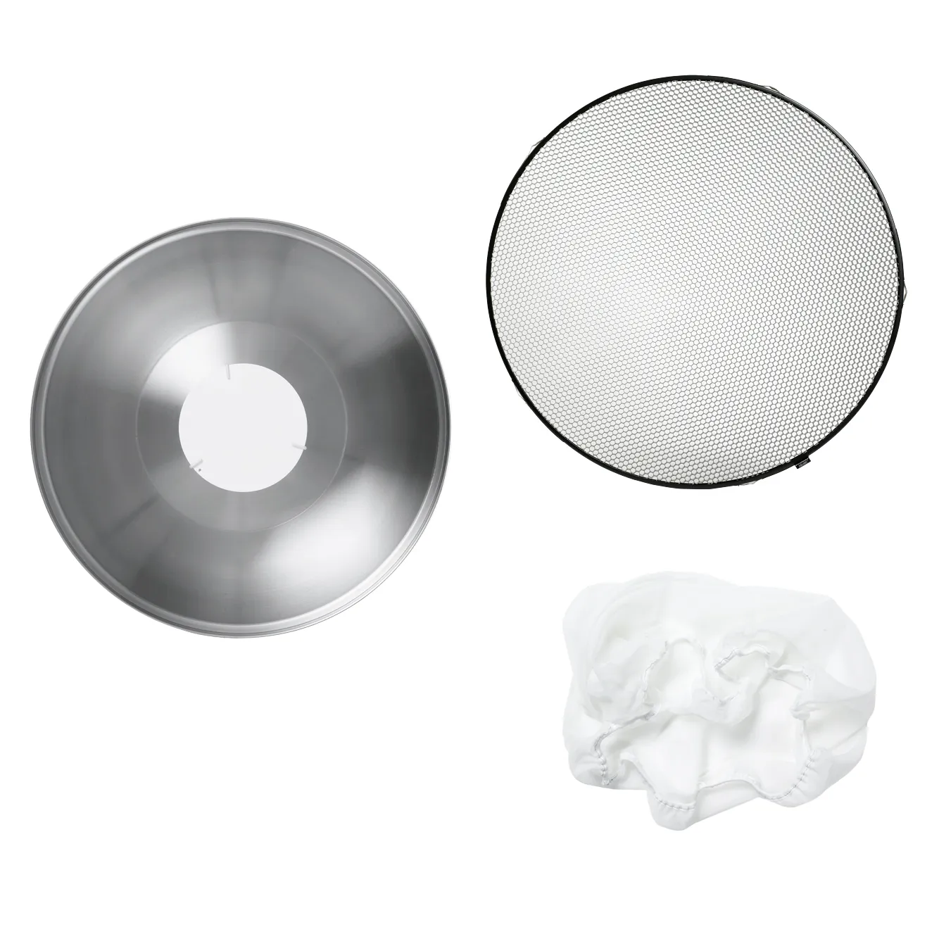 Profoto Beauty Dish Silver w/ Grid + Diff