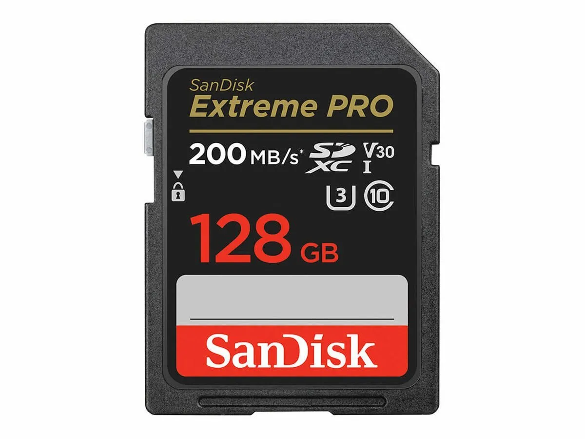 SanDisk SDXC Extreme Pro 128GB 170MB/s C10 V30 U3