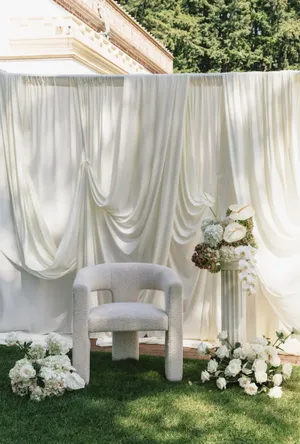 White Sherpa Chair
