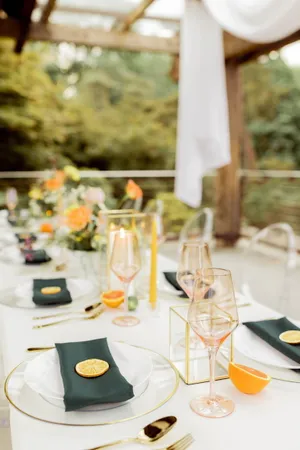 Peach Ombre Wine Glass