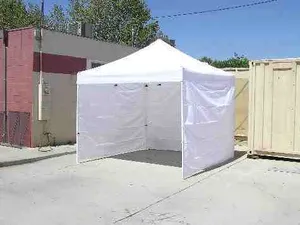 EZ-Up Canopy 10' x 10' with Side Panels - White