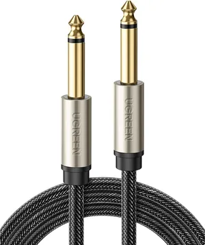 Quarter inch jack cable male to male