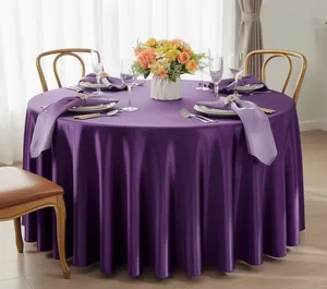 Romantic 120 Satin Table Cloth