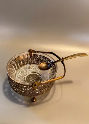 Luxe Serving Dish With Spoon