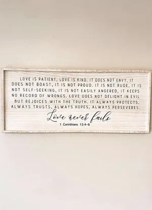 Sophisticated Christian Sign (40x15 in)