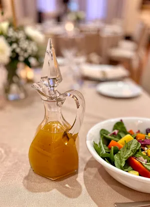 Elegant Oil Jar With Lid (8 in tall)