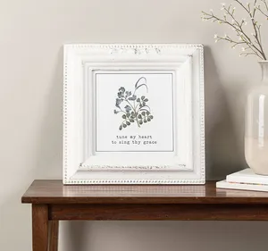 Small White Frame With Christian