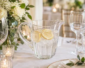 Rustic Clear Pitcher