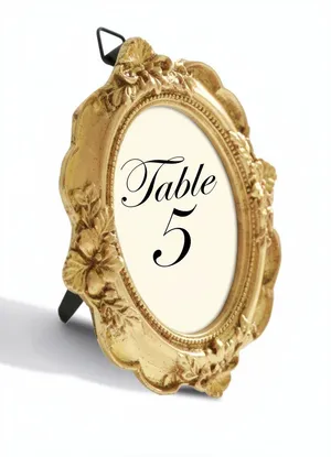 Vintage Table Number set of 1