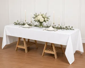 White Rectangle Table Cloths 50x120 