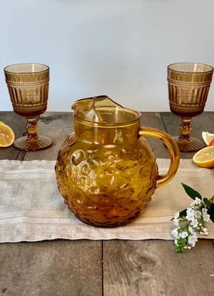 Elegant Brown Pitcher