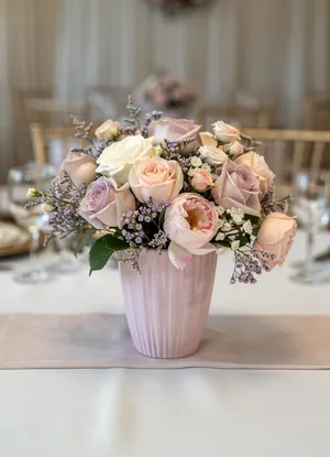 Sophisticated White Vase (4 in tall)