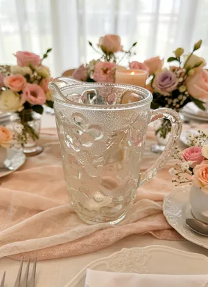 Luxe Crystal Pitcher (9x6 in)