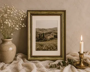 Sophisticated Green Picture Frame