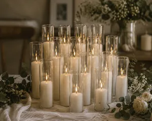 (Set of 24) Hurricane Sleeves for candles 