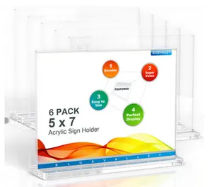 Set of 12 Acrylic sign landscape (7x5) 