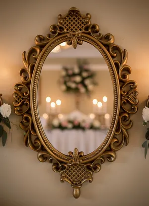 Vintage Gold Mirror