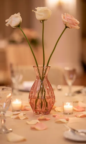 Pink Bud Vases