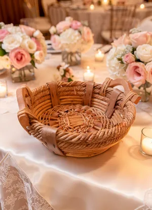 Sophisticated Basket (14 in wide, 4 in tall)