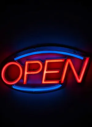 Neon Open Sign