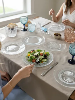 Clear Salad Plates