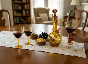 Yellow / Amber Wine Glasses