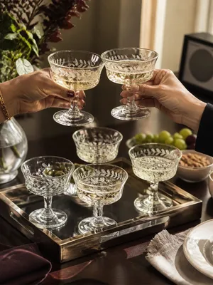 Tall Sherbert / Champagne Coupes