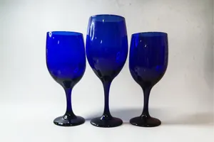 Cobalt Red Wine/Water Glasses
